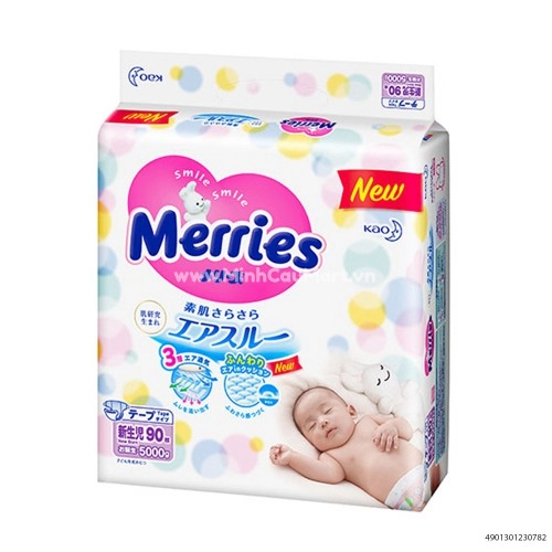 Tã Dán Merries NB 90 Cho Trẻ 