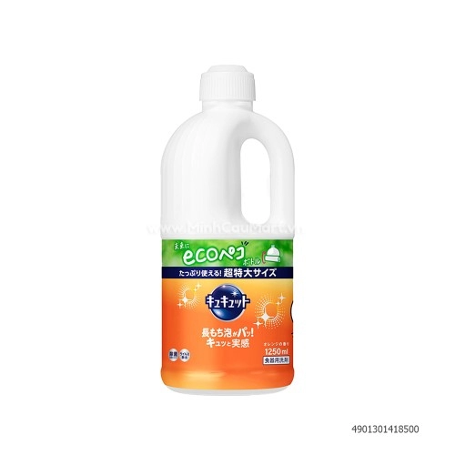 Nước Rửa Chén Kao Eco Hương Cam 1250ML