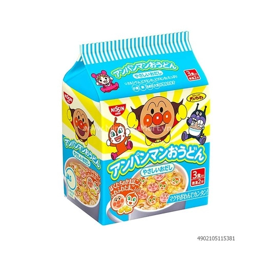 Mì chú hề Nissin Anpanman vị hải sản 90g Mì chú hề Nissin Anpanman vị hải sản 90g