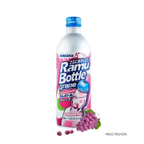 Nước Soda Nhật Bản Vị Nho Sangaria 500ML Nước Soda Nhật Bản Vị Nho Sangaria 500ML