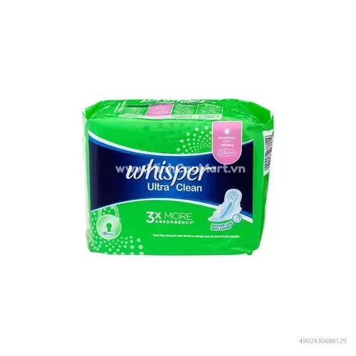 Whisper Băng Vệ Sinh Siêu Mỏng Có Cánh Whisper Băng Vệ Sinh Siêu Mỏng Có Cánh
