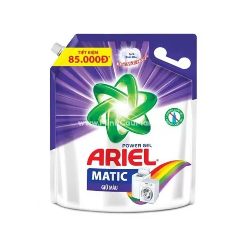 Ariel Nước Giặt Matic Giữ Màu Túi 3.25kg  Ariel Nước Giặt Matic Giữ Màu Túi 3.25kg