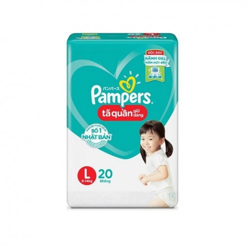 Tã quần pamper size L 20 miếng 