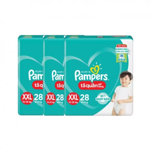 Tã quần Pamper XXL 28 miếng  Tã quần Pamper XXL 28 miếng