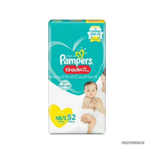 Tã Quần Pampers Size NB/S52 miếng Tã Quần Pampers Size NB/S52 miếng