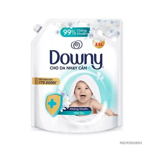 Nước Xả Vải Downy Túi Dịu Nhẹ 3.5L