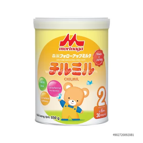 Sữa bột Morinaga số 2 850Gr 6-36Tháng
