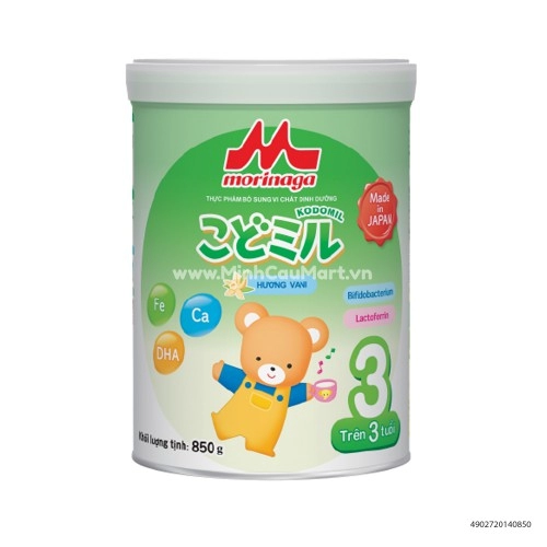 Sữa Bột Morinaga 3 Cho Trẻ Trên 3 Tuổi Hương Vani 850Gr  Sữa Bột Morinaga 3 Cho Trẻ Trên 3 Tuổi Hương Vani 850Gr