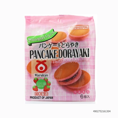 Bánh Rán Nhân Đậu Đỏ Vị Trà Xanh Marukio Dorayaki Túi 310g Bánh Rán Nhân Đậu Đỏ Vị Trà Xanh Marukio Dorayaki Túi 310g