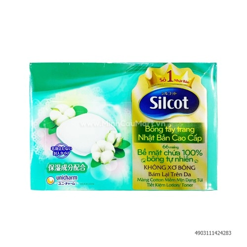Bông Tẩy Trang Silcot Nhật 66 Miếng Bông Tẩy Trang Silcot Nhật 66 Miếng