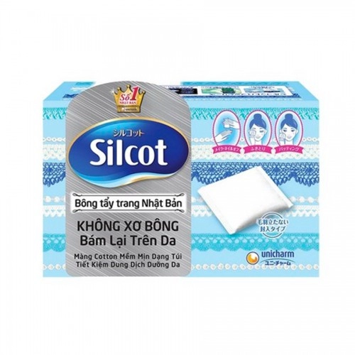 Bông tẩy trang silcot Nhật 82 miếng  Bông tẩy trang silcot Nhật 82 miếng