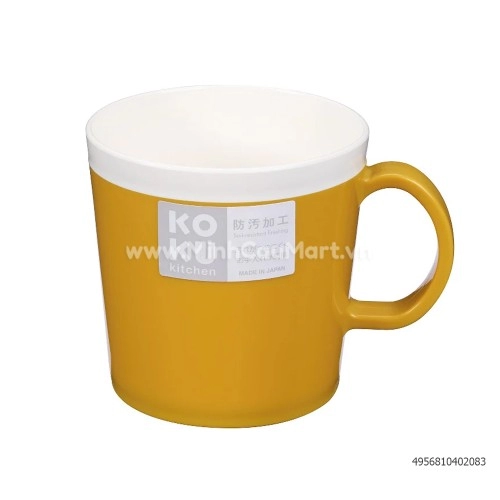 Cốc uống nước Koku có quai màu vàng KC-208 Cốc uống nước Koku có quai màu vàng KC-208