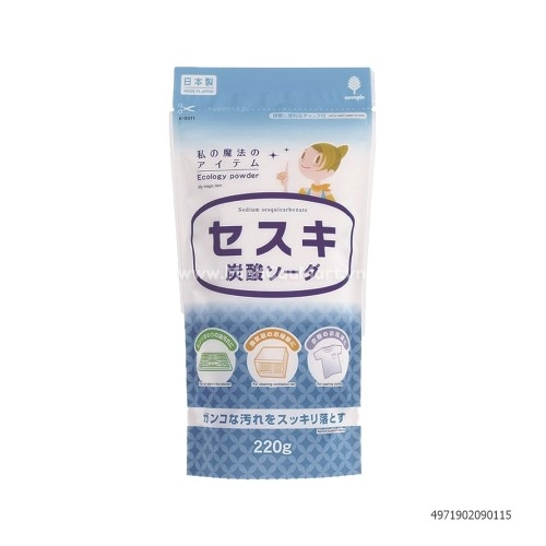 Bột Sesqui Carbonate Soda Ecology Powder 220G Bột Sesqui Carbonate Soda Ecology Powder 220G