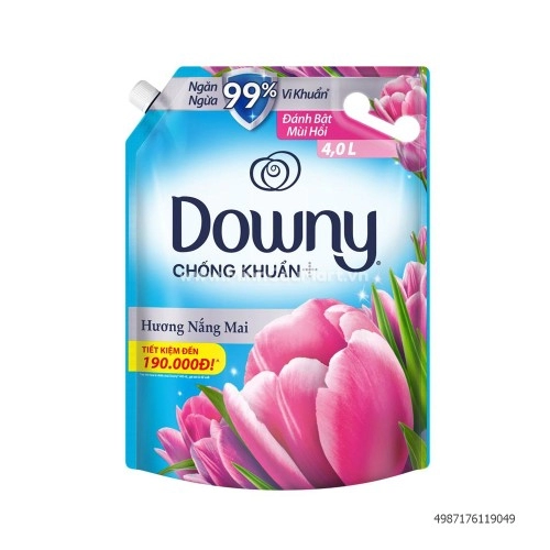 Xả Vải Downy Túi 4L Nắng Mai Xả Vải Downy Túi 4L Nắng Mai