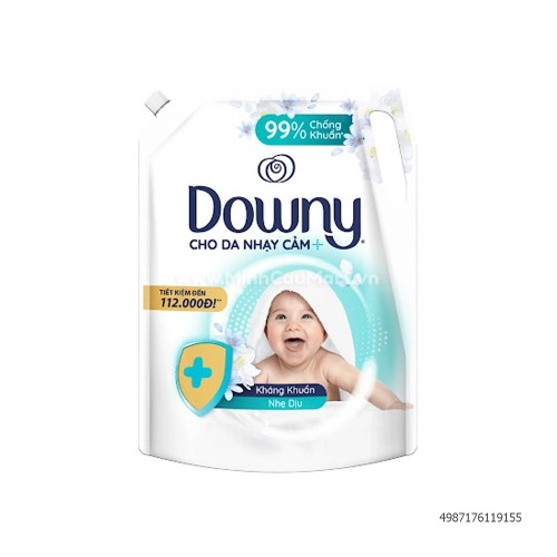 Downy túi 3L K.khuẩn,nhẹ dịu  Downy túi 3L K.khuẩn,nhẹ dịu