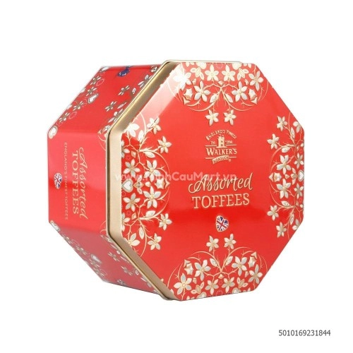 Kẹo Walkers Assort Toffees Hộp Thiếc 180g