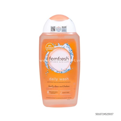 Dung Dịch Vệ Sinh Phụ Nữ Femfresh Daily Wash 250ML