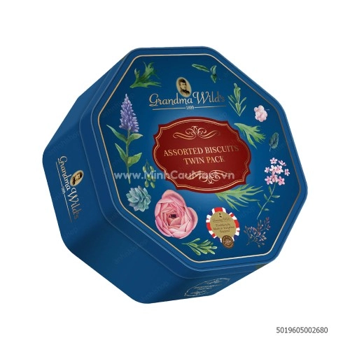 Bánh Quy Hỗn Hợp Hiệu Grandma Wilds 168 Hộp Xanh