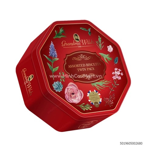 Bánh Quy Hỗn Hợp Hiệu Grandma Wilds 168g Hộp Đỏ 