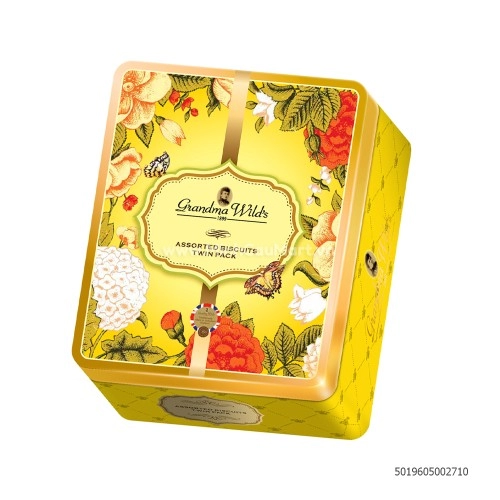 Bánh quy hỗn hợp hiệu Grandma Wilds 140g Hộp Vàng