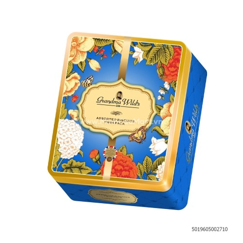 Bánh quy hỗn hợp hiệu Grandma Wilds 140g Hộp Xanh