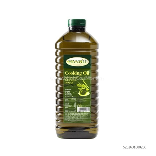 Dầu oliu Hanoli can 3lít Dầu oliu Hanoli can 3lít
