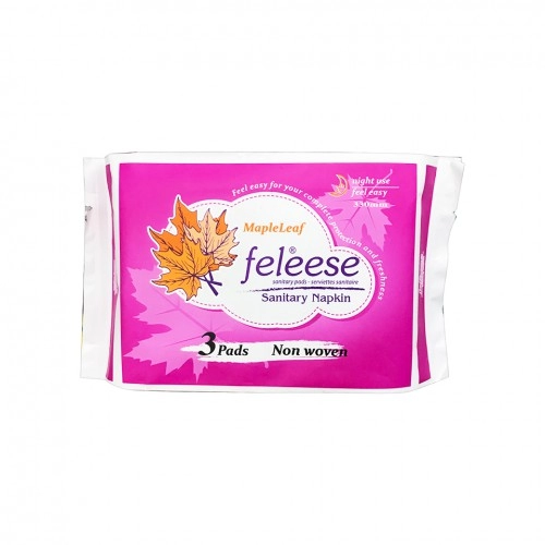 Băng Vệ Sinh Feleese Ban Đêm 3 Miếng 33cm