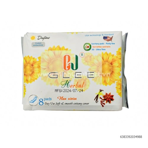 BVS Glee thảo dược 8 miếng có cánh BVS Glee thảo dược 8 miếng có cánh