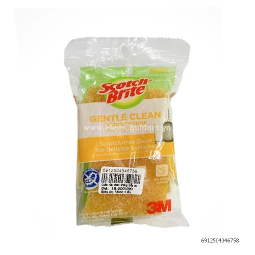 Cước rửa chén không trầy xước 3M màu vàng 346758                                                                                                                                                                                                          