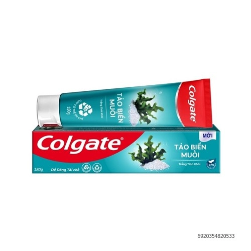 Kem Đánh Răng Trắng Răng Colgate Tảo Biển Muối 180gr