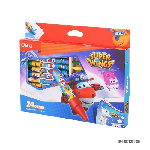 Bút sáp 24 màu EC 21020 Deli