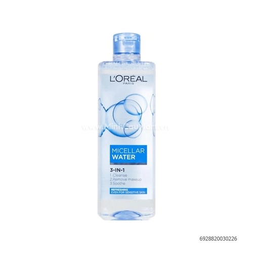 Nước Tẩy Trang L'Oreal Micellar Water 3-in-1 400ml