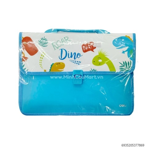 Cặp học sinh 2 ngăn cf 602 Màu xanh