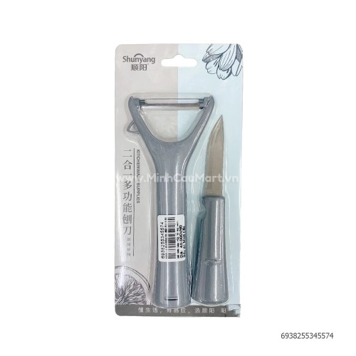 Set dao bào + gọt vỏ cầm tay SY 34557 Set dao bào + gọt vỏ cầm tay SY 34557