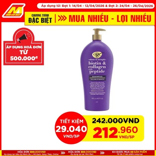 Dầu gội Biotin Tím 1L