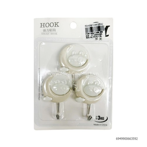 Vỉ dính tường 3 chiếc 6359