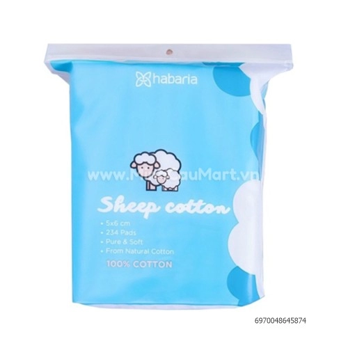 Bông tẩy trang Habaria 234 miếng
