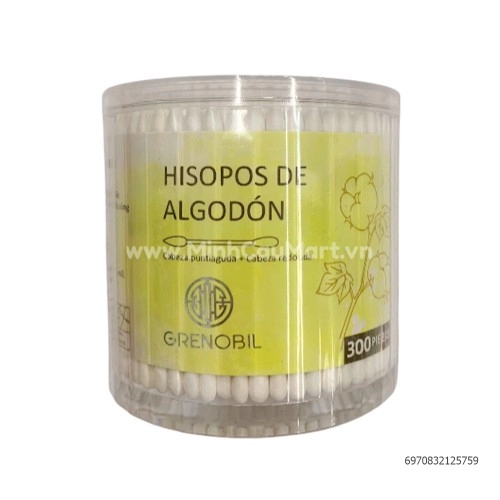 Tăm bông grenobil hộp 300