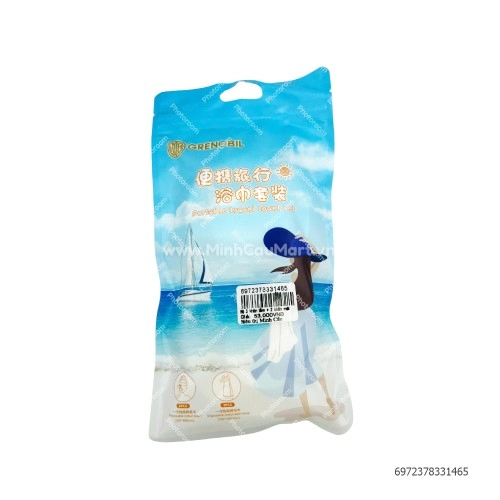 Bộ 2 khăn tắm + 2 khăn mặt nén Greenobil