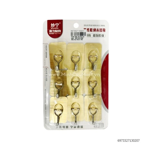 Vỉ dính tường móc treo inox TL304-2009