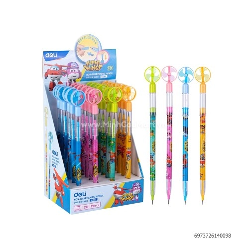 Bút chì khúc Deli C090-2B (quạt) 