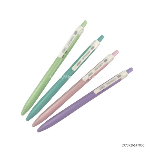 Bút bi Deli đầu bấm XTREAM 0.7mm EQ 03336