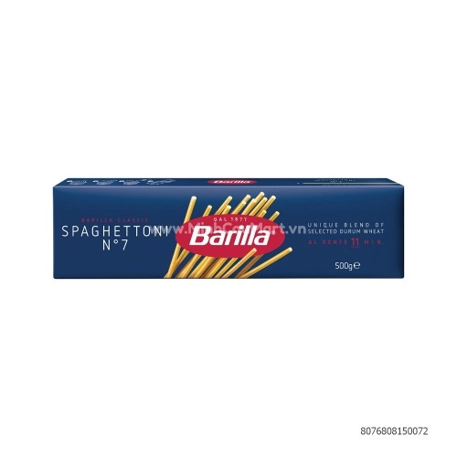 Mì Barilla Sphagettoni No7 Italia sợi dài 500Gr