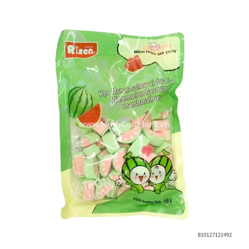 Kẹo Marshmallow vị dưa hấu Risen 150g                                                                                                                                                                                                                     