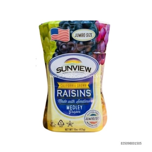 Nho Khô Raisins Sunview 425g 