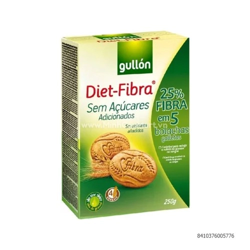 Bánh Ăn Kiêng Không Đường Nhiều Chất Xơ gullón Diet-Fibra 250g Bánh Ăn Kiêng Không Đường Nhiều Chất Xơ gullón Diet-Fibra 250g