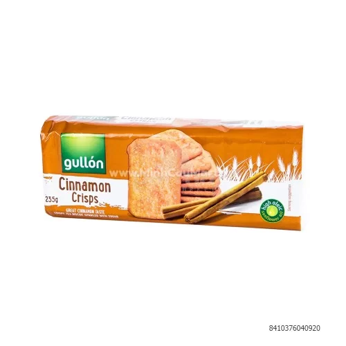 Bánh quy Gullon giòn Cinnamon Crisps 235g                                                                                                                                                                                                                 