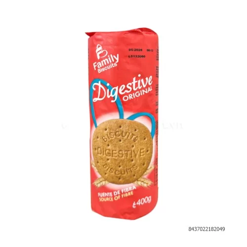 Bánh quy Digestive Original hiệu FAMILY BISUITS 400g                                                                                                                                                                                                      