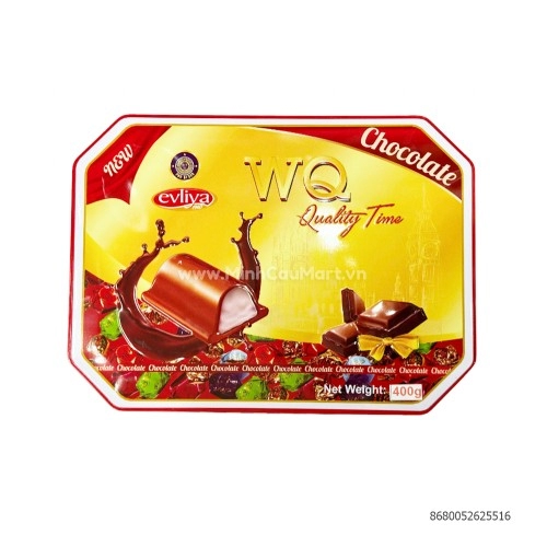 Kẹo hộp thiếc Socola 400g