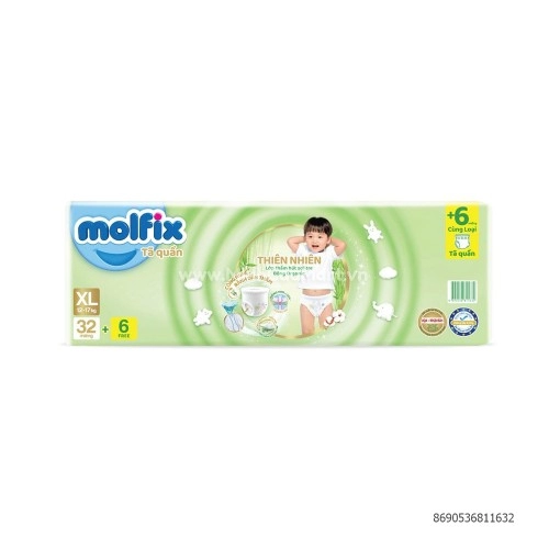 Tã quần Molfix XL32 miếng Tã quần Molfix XL32 miếng